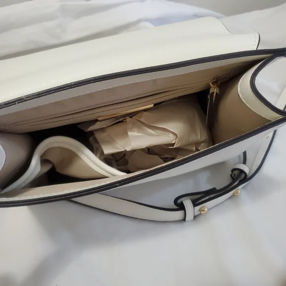 INC INTERNATIONAL CONCEPTS Women's Sibbell 2-1 Crossbody Bag White - Picture 4 of 8